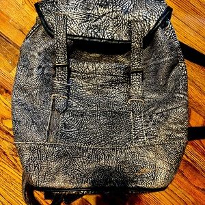 Genuine Bison Buffalo Leather Backpack